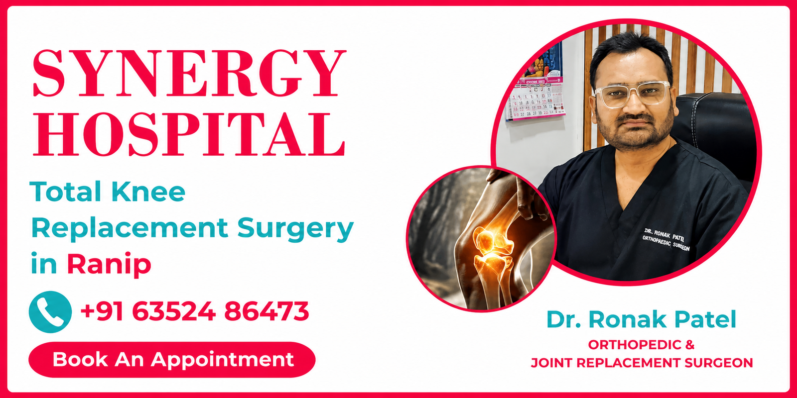 Total Knee Replacement In Ranip – Synergy Hospital
