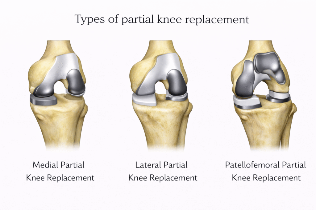 Types of Partial Knee Replacement in Sabarmati