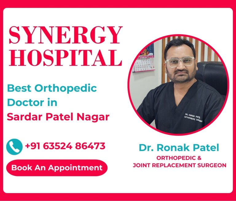 Best Orthopedic Doctor in Akhbar Nagar - Dr Ronak Patel