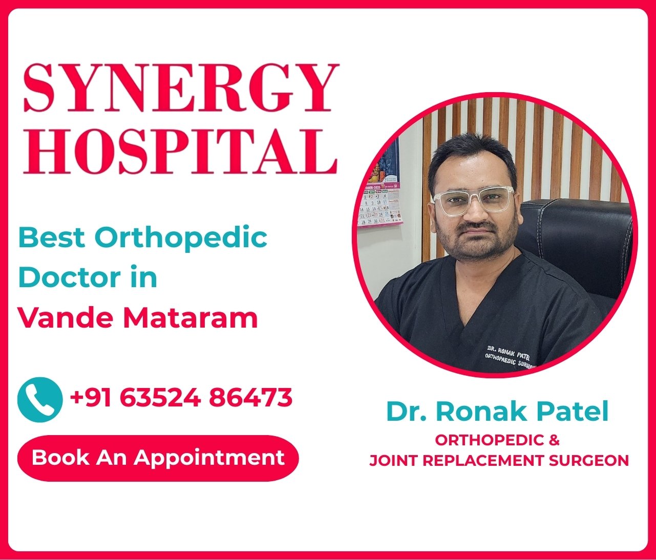 Best Orthopedic Doctor in Vande Mataram - Dr Ronak Patel