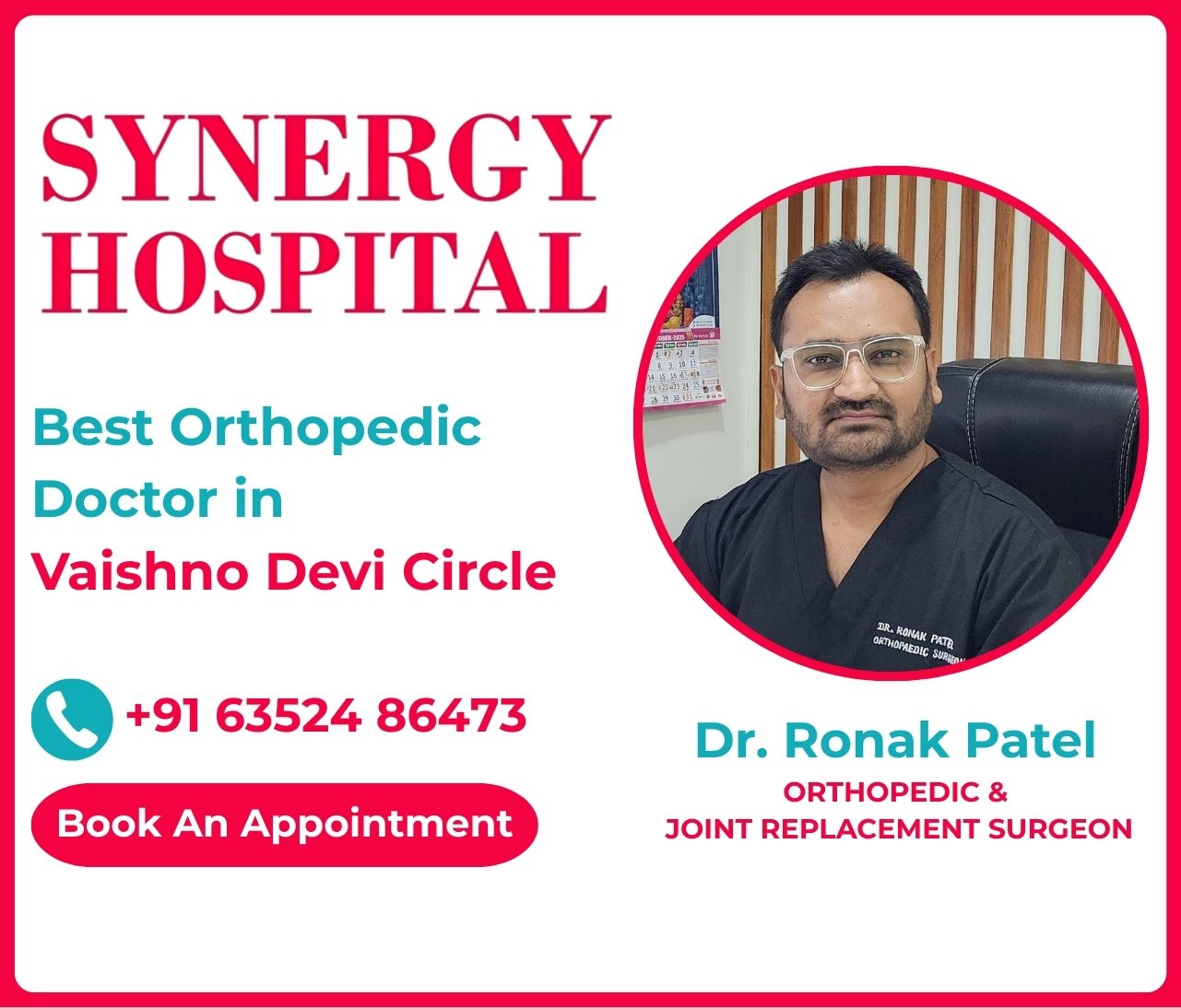 Best Orthopedic Doctor in Vaishno Devi Circle - Dr Ronak Patel