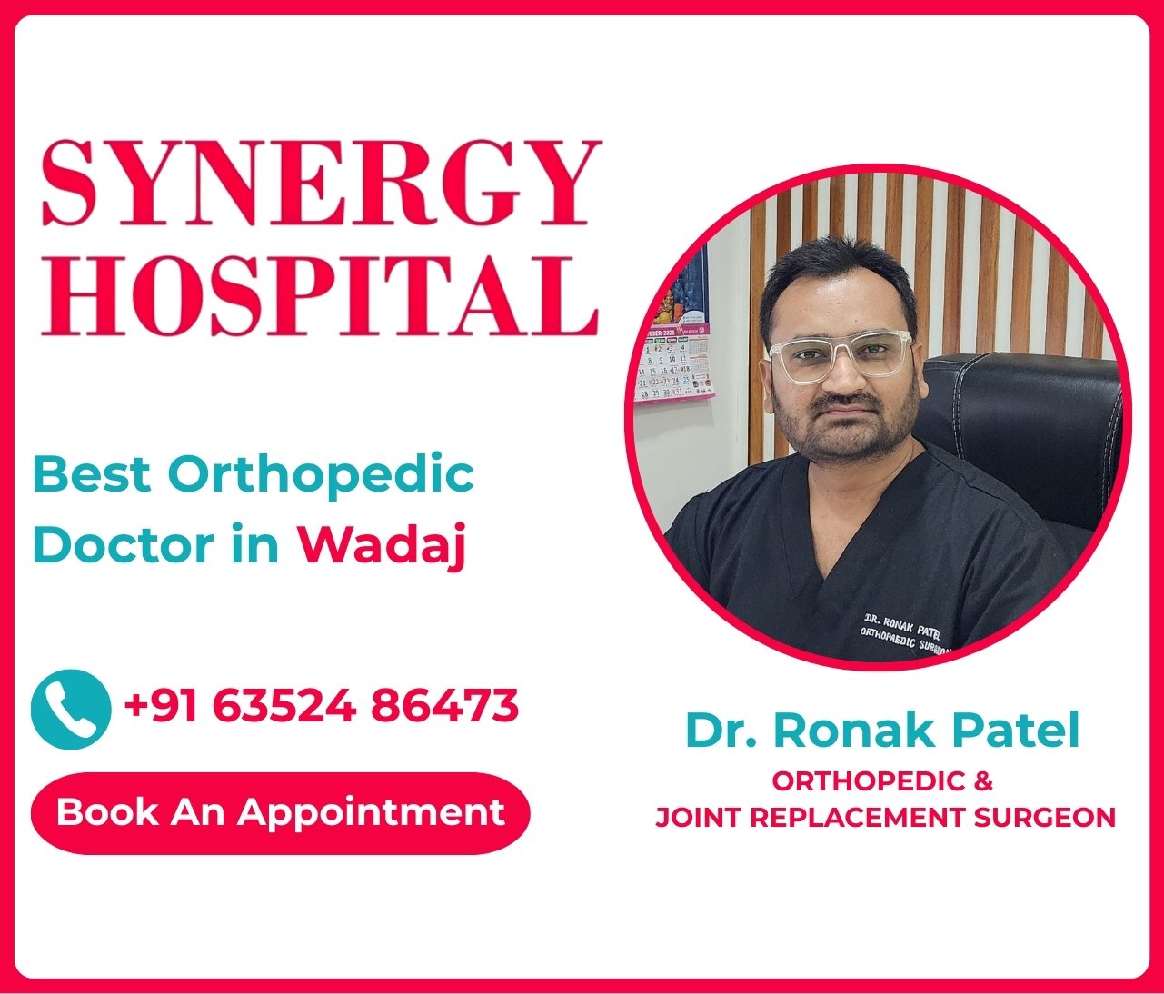 Best Orthopedic Doctor in Wadaj - Dr Ronak Patel