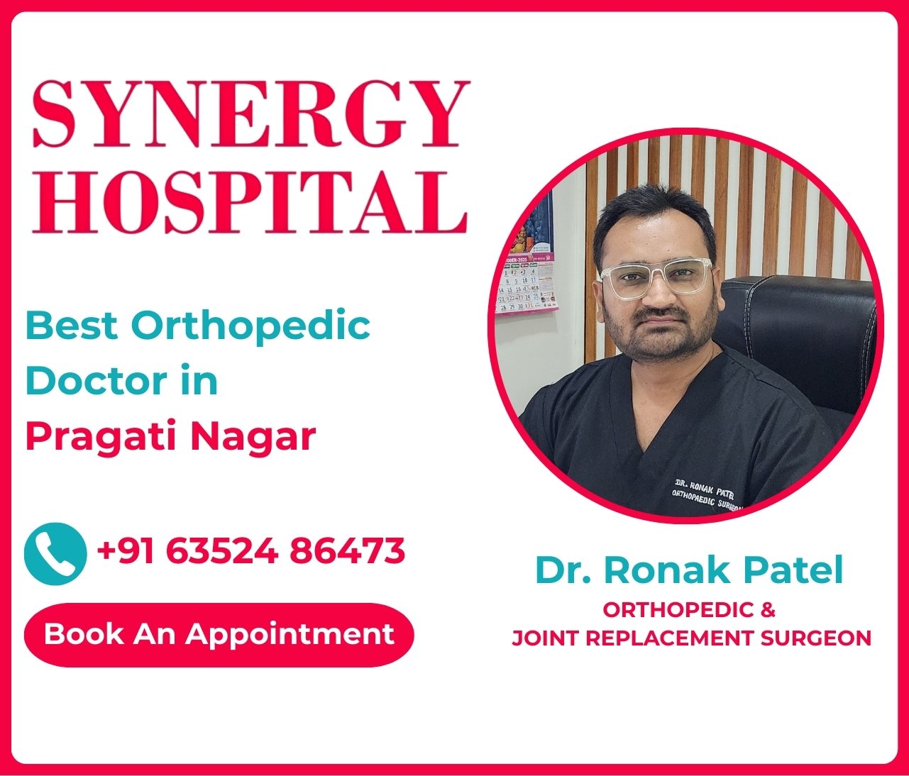 Best Orthopedic Doctor in Pragati Nagar - Dr Ronak Patel